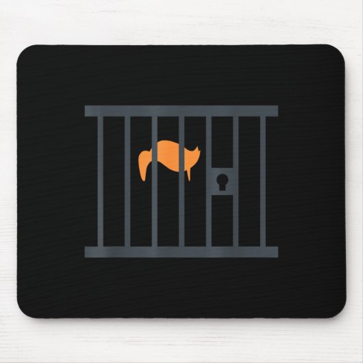 Donald Trump Anklage Anti-Trump hinter Gittern Don Mousepad (Vorne)