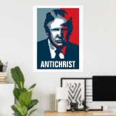 Donald Trump ANTICHRIST Poster (Heimbüro)