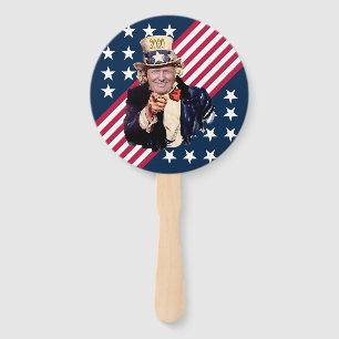 Donald Trump As Uncle Sam ~ Stars & Stripes ~ 2020 Fächer