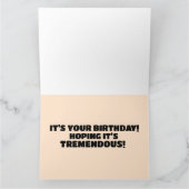 DONALD TRUMP AUF RUSHMORE BIG BIRTHDAY CARD KARTE (Innenseite)
