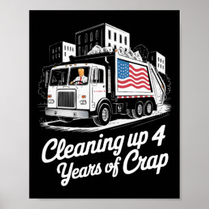 Donald Trump Aufräumarbeiten Republikanischer Trum Poster