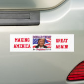 Donald Trump Autoaufkleber (Auf Auto)