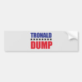 Donald Trump - Autoaufkleber der Tronald Dump (Vorne)
