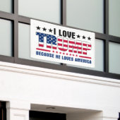 Donald Trump Banner (Äußeres Gebäude)