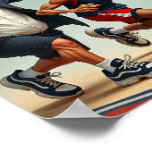 Donald Trump Barack Obama Poster (Ecke)