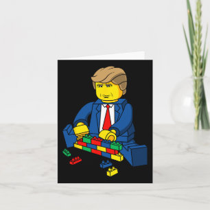 Donald Trump baut eine Mauer T  Karte