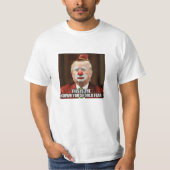 DONALD TRUMP BEÄNGSTIGEND CLOWN T-Shirt (Vorderseite)