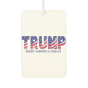 Donald Trump Behielt Amerika große Geschenkuhr Autolufterfrischer