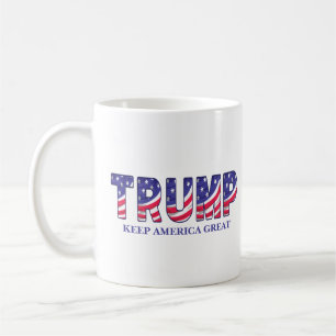 Donald Trump Behielt Amerika große Geschenkuhr Kaffeetasse