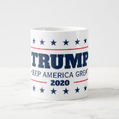 Donald Trump bei den Wahlen 2024 Behielt Amerika g Jumbo-Tasse (Vorderseite)