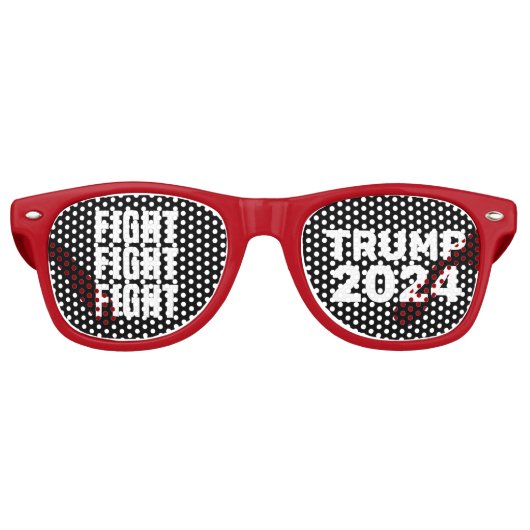 DONALD TRUMP BEKÄMPFUNG DER SUNGLASSEN 2024 PARTYBRILLE (Vorderseite)