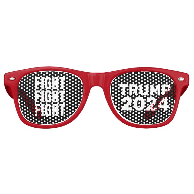 DONALD TRUMP BEKÄMPFUNG DER SUNGLASSEN 2024 PARTYBRILLE (Vorderseite)