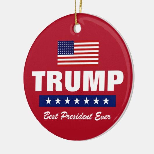 DONALD TRUMP BEST PRÄSIDENT JE CHRISTMAS KERAMIK ORNAMENT (Links)