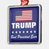 DONALD TRUMP BEST PRÄSIDENT JE CHRISTMAS ORNAMENT AUS METALL (Links)