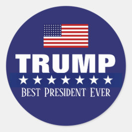 DONALD TRUMP BEST PRÄSIDENT JEMALS STICKER