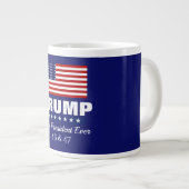 DONALD TRUMP BEST PRESIDENT EVER Jumbo-Tasse (Vorderseite Rechts)