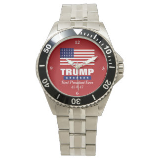 DONALD TRUMP BEST PRESIDENT EVER WATCH ARMBANDUHR
