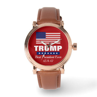 DONALD TRUMP BEST PRESIDENT EVER WATCH ARMBANDUHR