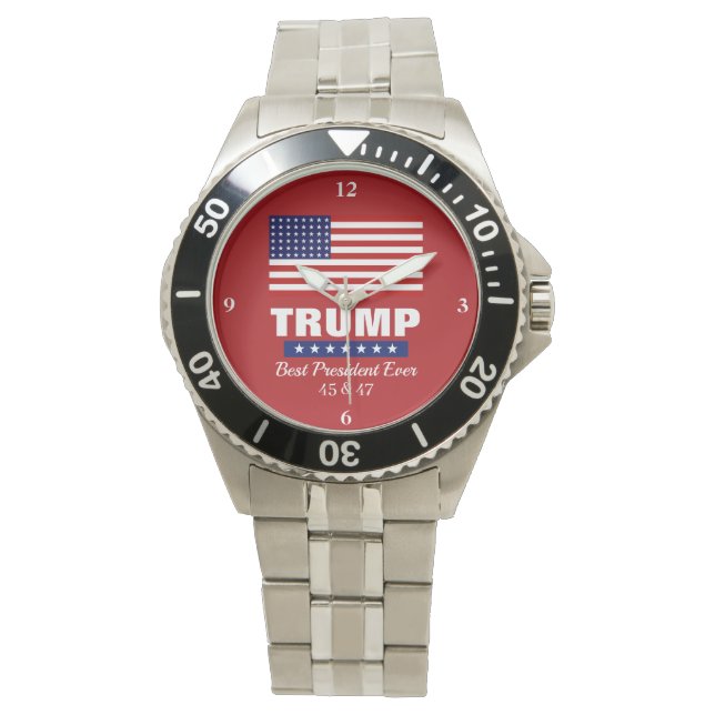 DONALD TRUMP BESTER PRÄSIDENT ALLE ZEIT UHR (Vorderseite)