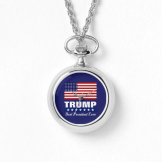 DONALD TRUMP BESTER PRÄSIDENTEN-ALLZEIT-HALSKETTE- ARMBANDUHR