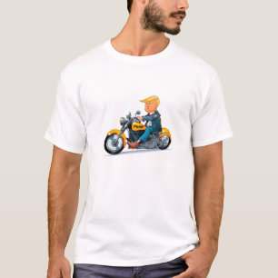 Donald Trump Biker Präsident freundlich und moder T-Shirt