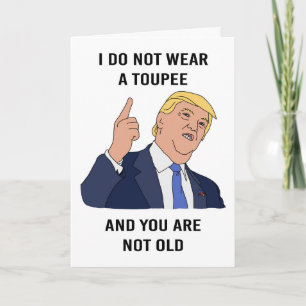 Donald Trump Birthday Card Karte