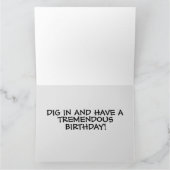 DONALD TRUMP BIRTHDAY CHOCOLATE CAKE 12x18 CARDS Karte (Innenseite)