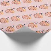 DONALD TRUMP BIRTHDAY GESCHENKPAPIER (Ecke)