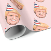 DONALD TRUMP BIRTHDAY GESCHENKPAPIER (Rolleneckpunkt)