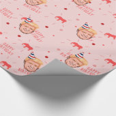 DONALD TRUMP BIRTHDAY GESCHENKPAPIER (Ecke)