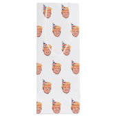 DONALD TRUMP BIRTHDAY GESCHENKTÜTE FÜR WEINFLASCHEN (Rückseite)