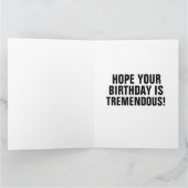 DONALD TRUMP BIRTHDAY GREETING CARDS CARDS KARTE (Innenseite)