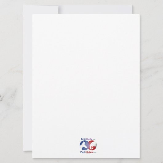 DONALD TRUMP BIRTHDAY KARTE (Rückseite)