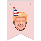DONALD TRUMP BIRTHDAY WIMPELKETTE (Erste Fahne)
