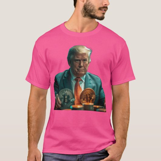 Donald Trump Bitcoin T-Shirt (Vorderseite)