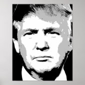 DONALD TRUMP BLOCK DESIGN POSTER (Vorne)