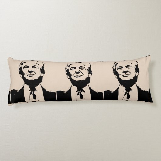 DONALD TRUMP BODY PILLOW REVERSIBLE SEITENSCHLÄFERKISSEN (Rückseite)