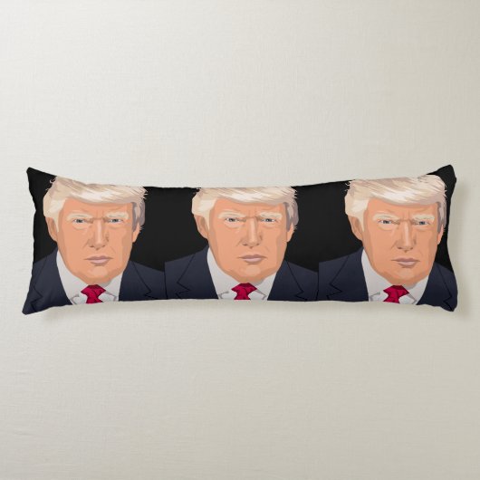 DONALD TRUMP BODY PILLOW REVERSIBLE SEITENSCHLÄFERKISSEN (Vorderseite)