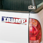 DONALD TRUMP BOLD American Flag Autoaufkleber (Auf Lkw)