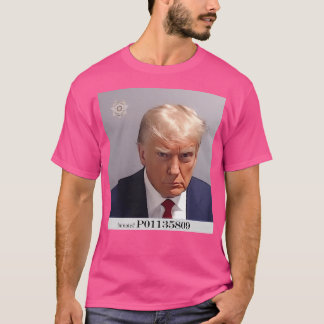 Donald Trump Booking Foto (Tasse Shot) August 24 2 T-Shirt