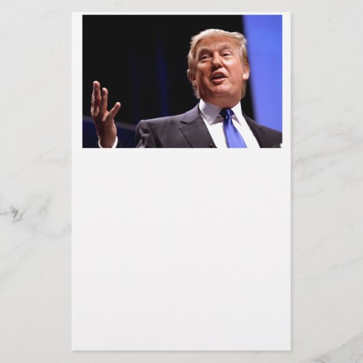 Donald Trump Briefpapier (Vorderseite)