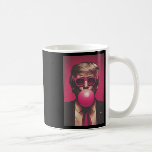Donald Trump Bubble Gum 2024 Kaffeetasse (Rechts)