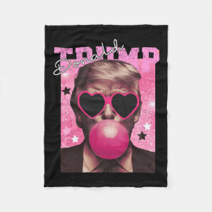 Donald Trump Bubble Gum Pink Sungles Fleecedecke