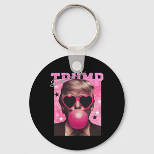 Donald Trump Bubble Gum Pinke Sonnenbrille Schlüsselanhänger