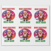 DONALD TRUMP - BUCHSTABE GESCHENKPAPIER (Flach)