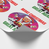 DONALD TRUMP - BUCHSTABE GESCHENKPAPIER (Ecke)