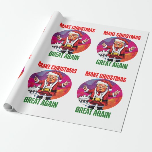 DONALD TRUMP - BUCHSTABE GESCHENKPAPIER (Ungerollt)