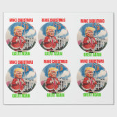 DONALD TRUMP - BUCHSTABE GESCHENKPAPIER (Flach)