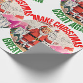 DONALD TRUMP - BUCHSTABE GESCHENKPAPIER (Ecke)