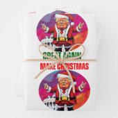 DONALD TRUMP - BUCHSTABE GESCHENKPAPIER SET (Beispiel)